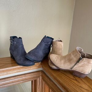 Stylish Ankle Boots in gray and Tan.
Toetos brand.